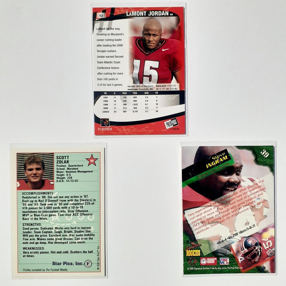 Maryland Terrapins 9 Card Lot [CFBL] [C4_4_1] - Picture 6 of 8